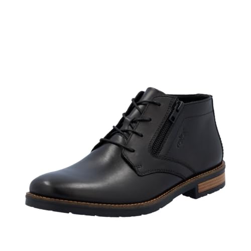 Rieker Bottes à lacets pour homme noir 43 idéal pour l'hiver en ville