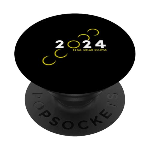 Astronomy Lovers 4.08.24 Eclipse solar total 2024 PopSockets PopGrip Adhesivo