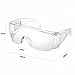 Anti Fog Safety Glasses Dental Lab Protective Goggles Over Glasses Wrap Around Clear Eye Protection Protective Eyewear Safety Goggles With Wide Vision, UV Protection, Scratch Resistant, Splash Proof