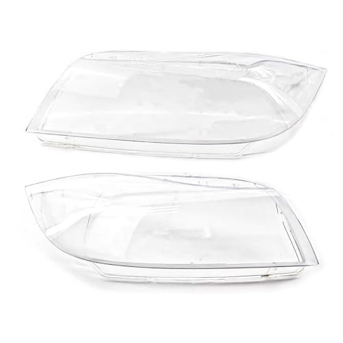 Hex Autoparts Xenon Headlight Headlamp Lens Cover Compatible with BMW 3 E90 E91 335i 328i 325i 323i 05-08 Pre-Facelift Only, 63117240261 2PCS Front Left & Right Clear Lens Without Headlight Bulb