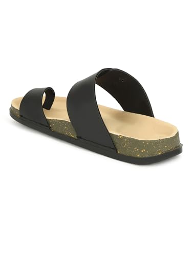 Image of Men Thumb Style Slippers | Ethnic Slip-On Sandals | Traditional Footwear | Comfortable Rubber Sole Chappals | Casual Slippers for Men