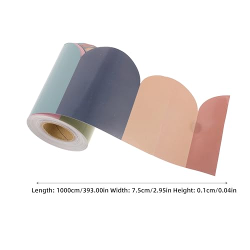 Bordure tableau d'affichage rose autocollante 10m rouleau décoration murale