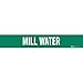 Brady 7193-1HV, 91743 Self-Sticking Vinyl Pipe Marker, (Pack of 25 Cards)