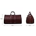 Leathario Travel Duffel Bag Genuine Leather Overnight Weekender Bag for men Luggage Carryon Hand Bag
