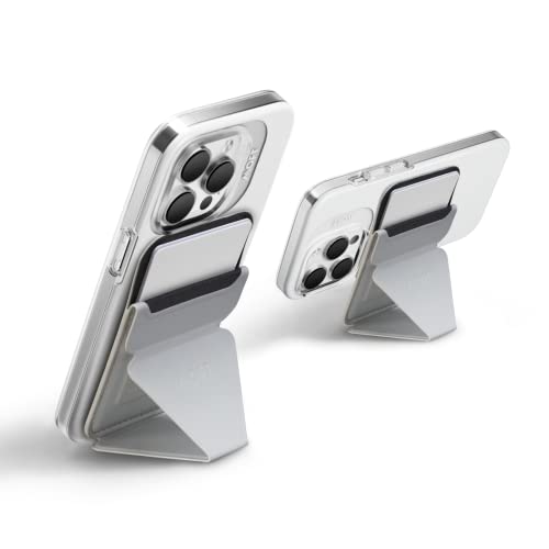 Image of MOFT MagSafe Wallet Stand for iPhone 14 /13 /12 Series MagSafe Compatible Phone Stand with 3 Viewing Angles (Misty Cove)