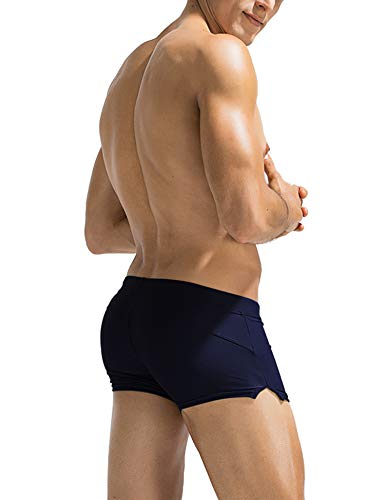 Coofandy Mens Swimwear Swimming Brief Square Cut Tight Sexy Trunks Bathing Suits #TOP1