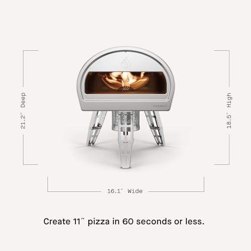 ROCCBOX by Gozney Portable Outdoor Pizza Oven - Gas Fired, Fire & Stone Outdoor Pizza Oven, Includes Professional Grade Pizza Peel