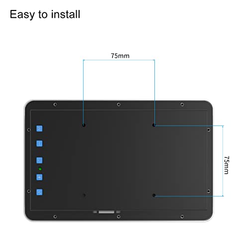 Image of GreenTouch 8 Inch Multi-Point Capacitive Touch Screen Display -1024 * 600 Resolution -HDMI /VGA Input Silver Bezel