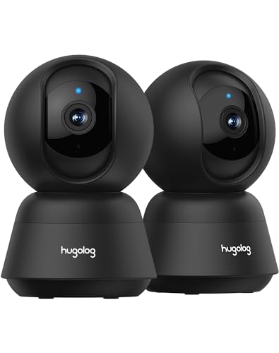 Image of Hugolog 4K 8MP Indoor Pan/Tilt Security Camera with Auto-Focus,Ideal for Baby Monitor/Pet Camera/Home Security,Starlight Color Night Vision,Human/Pet AI,Two-Way Audio,US Cloud,Compatible with Alexa