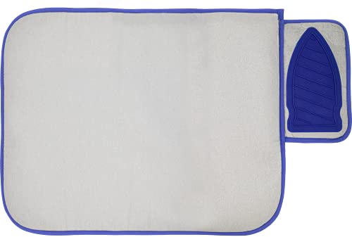 ESTETHI Bügelmatte mit Silikon-Ablage – Faltbare Bügelunterlage für Reisen und Zuhause –...