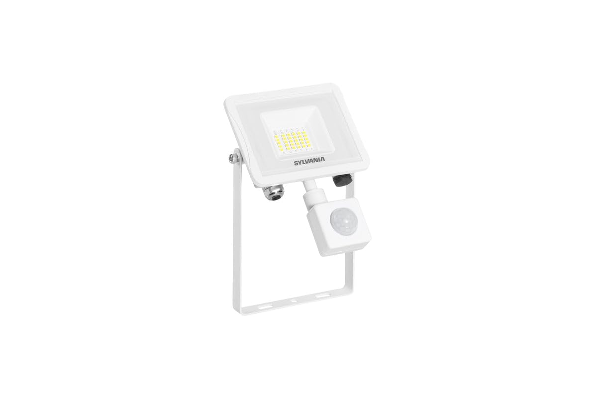 SYLVANIA SylFlood LED Floodlight Outdoor 18W 2000 Lumens IP65 White Security Light - Pack of 6