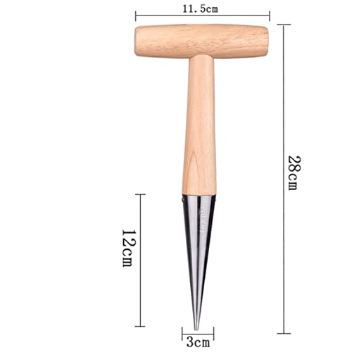 2 utensilios de acero inoxidable para siembra y trasplante miniatura 4