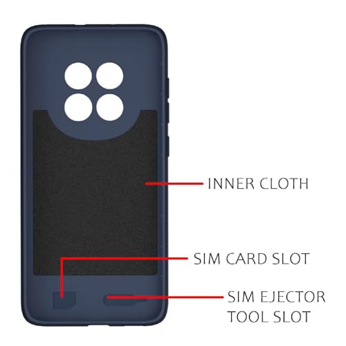Image of Shockproof Case for Oppo F29 5G | Full Camera Protection | TPU Flexible Back Cover for Oppo F29 5G (Steel Blue)