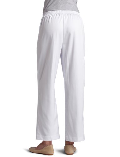 Alfred Dunner Women's Short Length Pant, White2