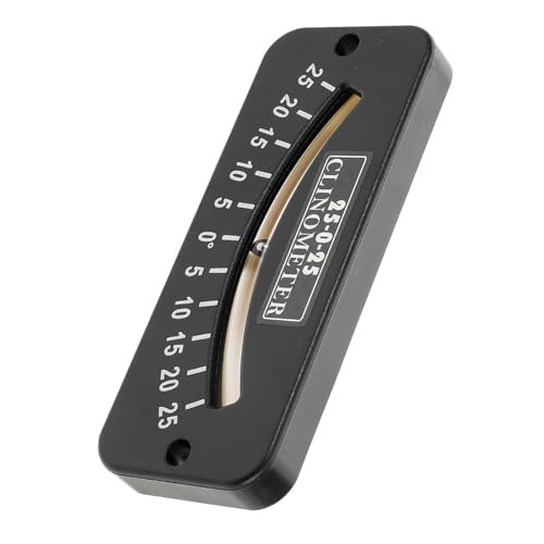 PRETYZOOM Angle Gauge Level Protractor Angle Measuring Tool Instruments and Indicators Small Angle Finder Sailing Angle Finder Small Sailing Level Clinometer Plastic Black