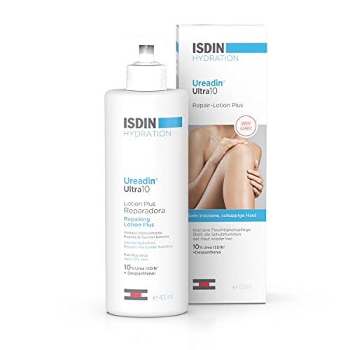 ISDIN Ureadin Ultra 10 Lotion Plus (400ml) | Feuchtigkeitsspendende Repair-Lotion für sehr trockene und schuppige Haut Cover