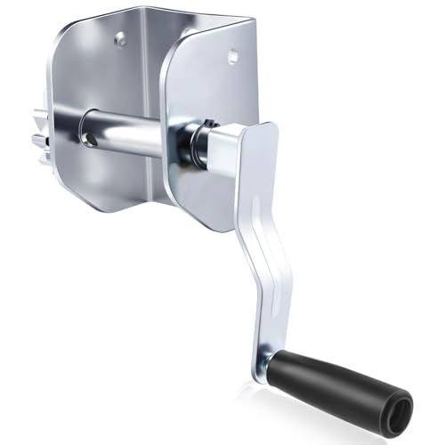 Zonon Hand Crank Tensioner Iron Tennis Post Reel Hand Crank Tensioning Device Tennis Post Winder...