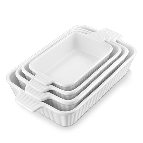MALACASA Casserole Dishes for Oven,...