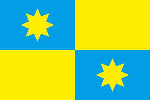 Drapeau Noviy Yarychiv avec oeillets solides et coutures renforcées - 2