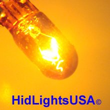 Gp Xtreme 194 168 2825 2821 W3W W5W Silver Chrome Stealth Amber Light Bulbs For Map Dome Meter Gauge License Plate Side Marker Turn Signal - Pack Of 2 #TOP1