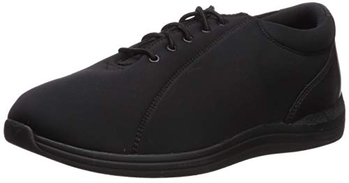 Drew Women's Tulip Black Calf/Black Stretch 7 M US