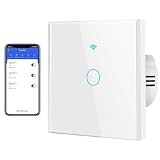 Interruptor WiFi Inteligente Táctil de Pared, 1 Vía 1 Gang