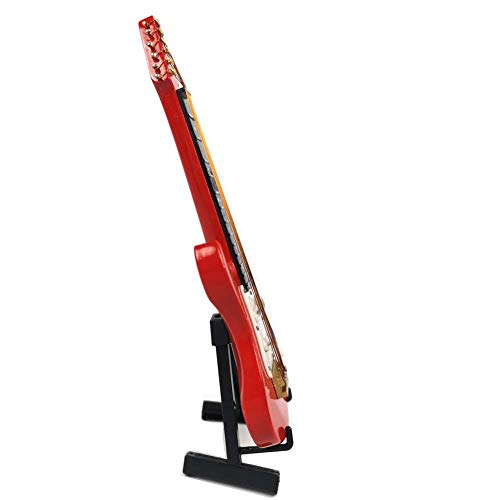 Alano GE34R-10-S Modèle de guitare électrique Rouge Modèle de décoration Modèle de guitare avec boîte cadeau - Les Beatles, Paul McCartney, John Lennon, RIngo Starr, George Harrison Alano GE34R-10-S Modèle de guitare électrique Rouge Modèle de décoration Modèle de guitare avec boîte cadeau – Image 5