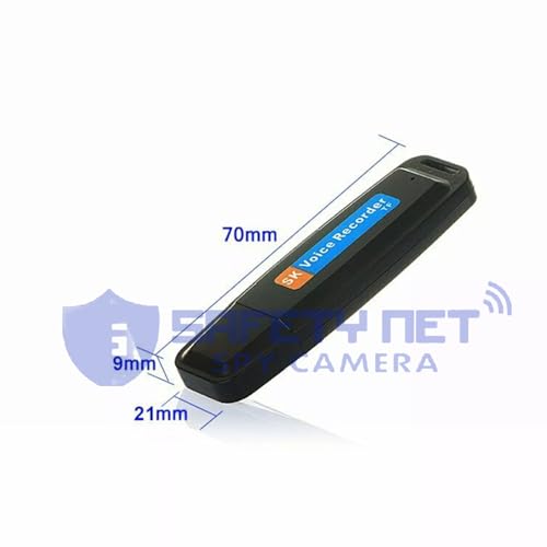 Image of Safety NET Digital Voice Recorder with 32 GB Supportable Micro SD /TF Card Slot | USB Flash Drive Audio Recorder