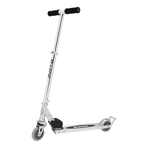 Razor AW Kick Scooter for Kids - Wheelie Bar, Lightweight, Foldable, Aluminum Frame, and Adjustable Handlebars