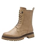 MARCO TOZZI Damen Stiefeletten zum Schnüren mit weichem...