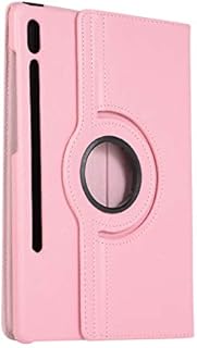 Galaxy Tab S8 Protective Cover, TechCode 360 Degree Rotating PU Leather Flip Stand Cover Protector Smart Auto Sleep Wake Protective Case for Samsung Tab S8 11 inch SM-X700/X706 (Pink)