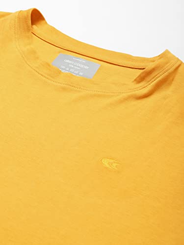 Image of Allen Cooper Men's Super Combed Cotton Rich Solid Round Neck Half Sleeve T-Shirt