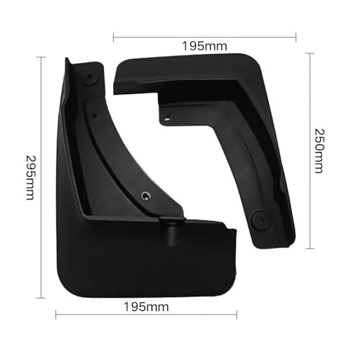 Guardabarros y salpicaderas coche Ford Escape 2020: kit de protectores de neumáticos exteriores 3