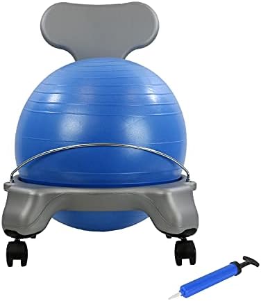 Cando-30-1795 CanDo Plastic Mobile Ball Chair, Child Size, 15"