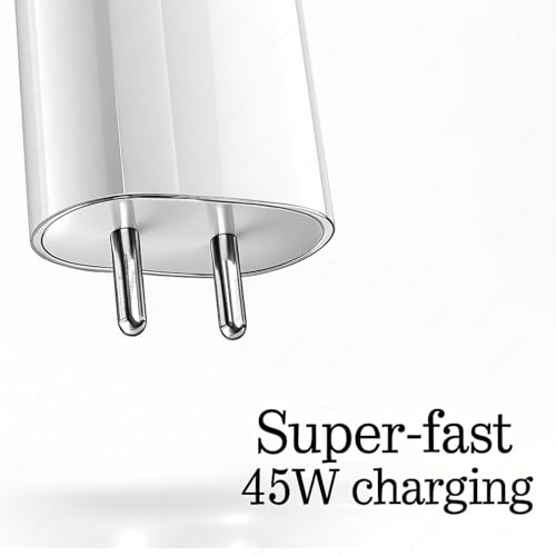 Image of Original 45W Type-C Adapter Compatible with CMF Phone 1, Nothing Phone 1, Nothing Phone 2, Nothing Phone 2A, Nothing Phone 2A Plus CMF Adapter 45W RapidFast Charger