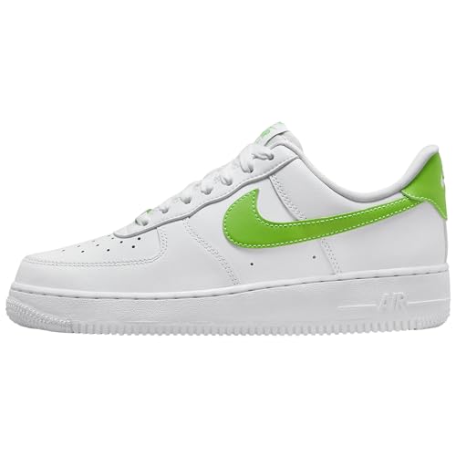 NIKE Women's Sneakers, White Green, 8