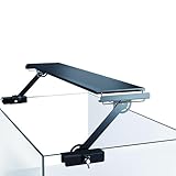 DONGWUZHIDAO Aquarium Light Riser 0-6.5 Inch High Adjustment Fish Tank LED Aquarium Light Stand Support Width