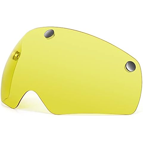 VICTGOAL Detachable Magnetic Bike Helmet Goggles Visor Especially Deisgned for VG110/VG112 Bicycle Helmet (Yellow) Cover