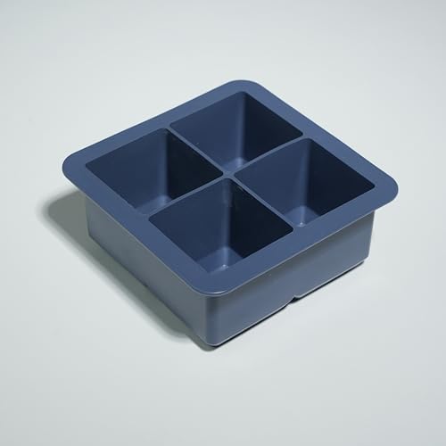 Stampo in silicone MADE IN ITALY per ghiaccio CUBO misura XXL (1, Cubo)