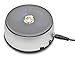 ASENTE 4 LED Rotating Display Stand - Glass Sculpture Light Base and Lighted Base for Glass Art - Light Display Base - LED Display Base w/ Color Changing Lights