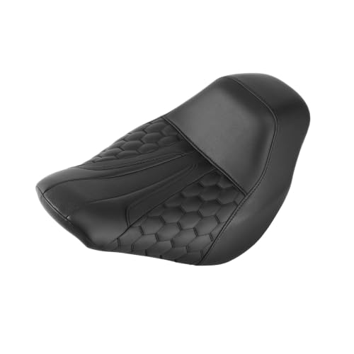 Siège conducteur de qualité premium pour Low Rider ST et FXLR housse de selle noire