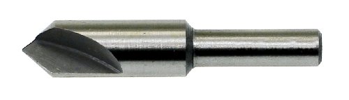 Drillco 3600E Series High-Speed Steel Countersink, Uncoated (Bright) Finish, 1/4