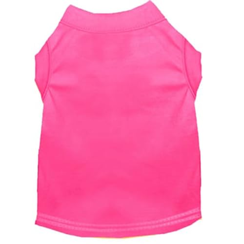 Mirage Pet Products 12-Inch Plain Shirts, Medium, Bright Pink