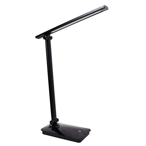 BEL AIR HOME - Lámpara Flexo LED Para Escritorio - Serie ARQUITECH - Táctil - 3 Intensidades - 5W 6500K (NEGRO)