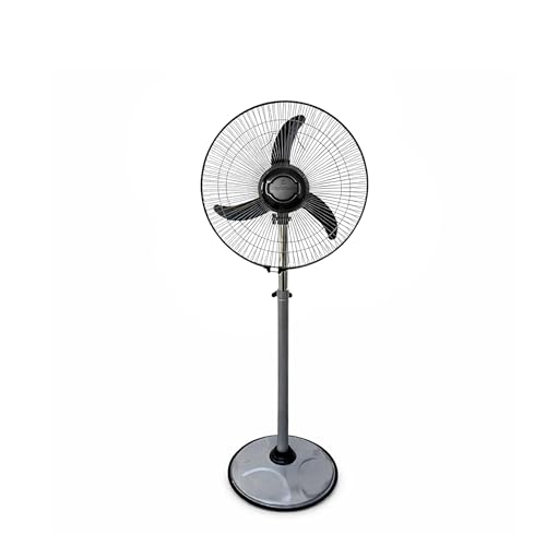 DIGISMART High Speed 2400 RPM Mark-1 (16 Inches) 400 MM Bullet Fan/Pedestal Fan/Farrata Fan With Adjustable Height with X-Flow Technology come with 1 Year Manufactured Warranty (Grey)