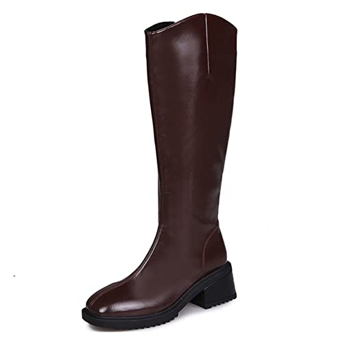 Bottes hautes femmes côté fermeture éclair pour enfilage rapide et maintien confortable