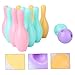 VICASKY Bowling Game for Boys and Girls Bowling Balls Pins Interactive Parent-boy Girl Plaything for Travel