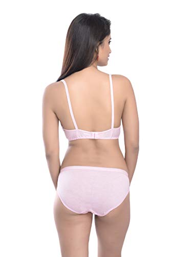Image of Fashion Comfortz - Fashion Lingerie Set Cotton Bra Panties Set for Women|Bra Panty Set |Bra Panty Set for Women with Sexy|Undergarments|Lingerie Set for Women for Sexy Honeymoon| Brown