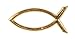 Produktbild Rayher Wachsmotiv Christlicher Fisch, gold, 4 x 2 cm, 1 Stück, zum Gestalten von Kerzen, Firmung, Konfirmation, Kommunion, Taufe, Hochzeit etc., 31635616