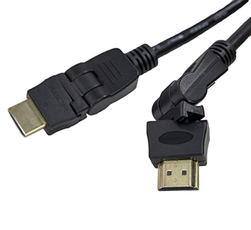Amazon | マクサー電機 差込プラグが前後左右に曲がる HDMI ケーブル